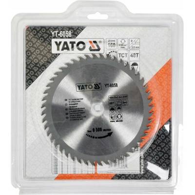 Yato vidiový kotouč TCT na dřevo 160x48Zx20mm YT-6058