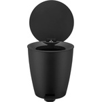 blomus Кош за отпадъци blomus ava с педал (3 л) - цвят черен (blomus 67424)