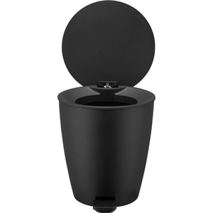 blomus Кош за отпадъци blomus ava с педал (3 л) - цвят черен (blomus 67424)