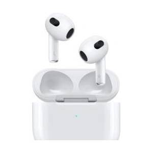 Apple Безжични слушалки, Apple, AirPods 3 mit MagSafe Charging Case, бели (MME73TY/A)