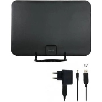EVOLVEO Xany 2A, 230/5 V, активна вътрешна антена FM/DAB+/DVB-T2, филтър LTE, 4G, 5G