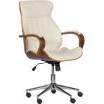 Carmen Президентски офис стол Carmen 6402 - орех-крем (3520059_1) - xmall