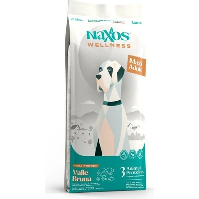 Naxos wellness adult maxi hovězí jehněčí bůvolí 12 kg