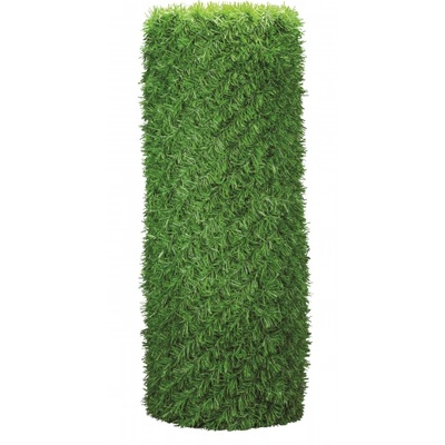 Изкуствено озеленяване Плетена оградна мрежа с декоративно PVC покривало модел Grass Green H=1.50m x L=10m (82038)