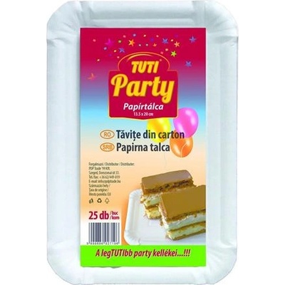 TUTI Тава за хартия, 13, 5 x 20 cm, 25 бр. , TUTI "Party" PDP_774 (PDP_774)