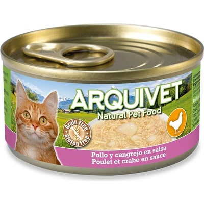 Arquivet Cat kuracia v omáčke s krabími tyčinkami 80 g