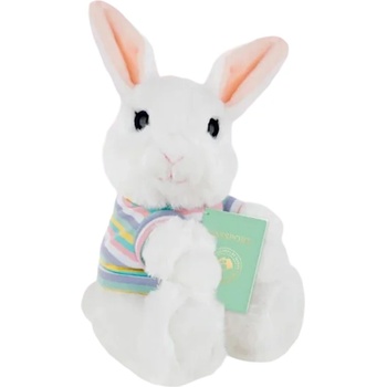 Studio Pets Плюшена играчка Studio Pets - Зайче с цветна блузка Бунбун, 16 cm (6540)