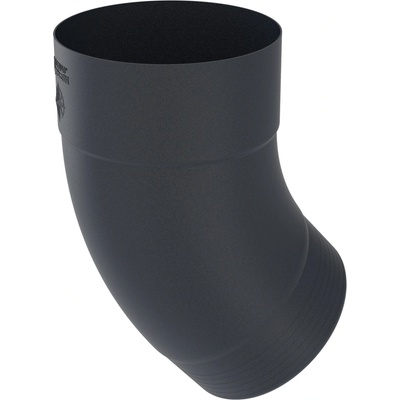 Zambelli Colordur Koleno 40° ø 100 mm falcované RAL 7016 černá antracit 243205-E-7016