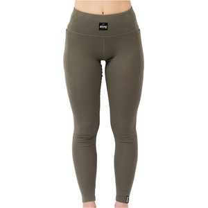 Eivy Дамско мериносово термобельо Eivy Women's Pocket Wool Rib Tights Merino base layer - Olive (115-2187-0515)