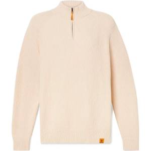 Timberland Мъжки пуловер Timberland Williams River Textured 1/4 Zip Sweater Jumper - Angora - размер XXL (017-4095-0115)