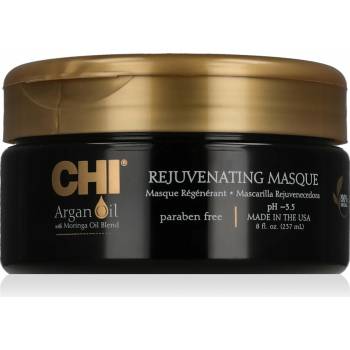 CHI Argan Oil Rejuvenating Masque vyživujúca maska pre suché a poškodené vlasy 237 ml