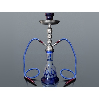 SHISHA 2 FIRE modrá 47 cm