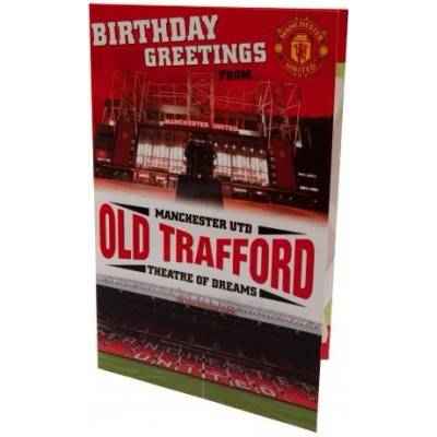 Manchester United narozeninové přání Pop-Up Birthday Card