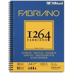 Fedrigoni 1264 Sketch 90 g A4 120 листа спирала за рисуване и скициране 19100635 (19100635)