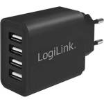 LogiLink USB Charger 4x, 4.8A, black, Logilink PA0211