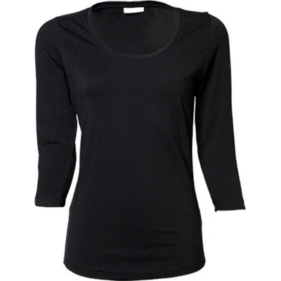 Tee Jays Dámske tričko s 3/4 rukávom TJ460 Black