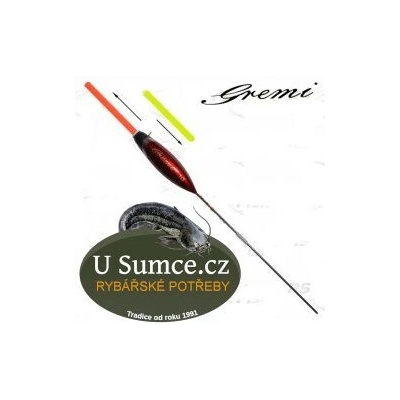 GREMI Splávek pevný s vyndávací fluo anténkou Na chem. světlo 3mm 1g