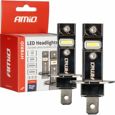 LED žiarovky hlavného svietenia Hybrid séria H3 6000K Canbus 60W