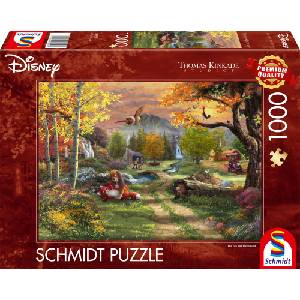 Schmidt Spiele Пъзел Schmidt от 1000 части - Лисицата и хрътката (58050)