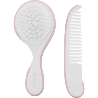 Комплект гребен и четка за коса KikkaBoo - Utility, Pink (31303040110)