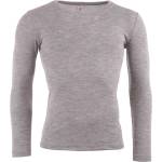 Engel Мъжко копринено термобельо Engel Shirt L/S Merino base layer - Hellgrau Melange - размер 54/56 (EU) (014-0745-0114)