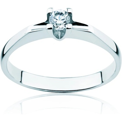 SAVICKI Годежен пръстен Solitaire: бяло злато. диамант