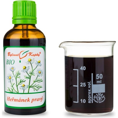 Rumanček kamilkový bio kvapky tinktúra 50 ml