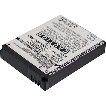 Cameron Sino Батерия за GoPro HD Hero, Hero2 1100mAh Li-ion камера (CS-GDB001)