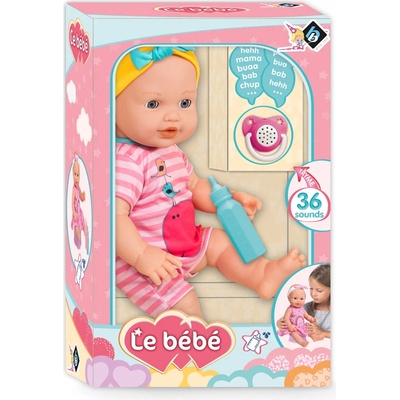 LOKO Toys LT Кукла Le Bebe 40 см. с шише и магическа залъгалка с 36 звука