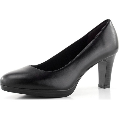 Tamaris kožené hladké lodičky Black 1 22410 20