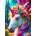 Enjoy - Puzzle Floral Unicorn - 1 000 piese