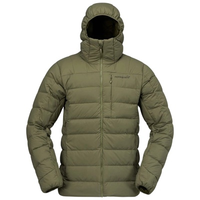 Norrona femund down700 Zip Hood Размер: M / Цвят: маслинен
