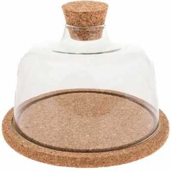 Casa de Engel Стъклен капак с корков поднос височина 11 см, 18/180 Casa de Engel | Lilav | Home | UNI