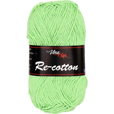 Vlna-hep Příze Re-Cotton - recyklovaná bavlna Re-Cotton: 81229 Světle zelená