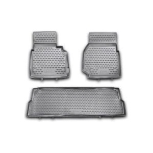 CarMart 3D Гумени стелки за LAND ROVER Defender 110 5D (2007+) 3 pcs