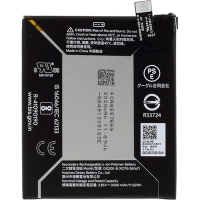 Google Pixel G020E-B Литиево-полимерна Батерия 3.85V / 3000mAh за Google Pixel 3a / 3 Lite