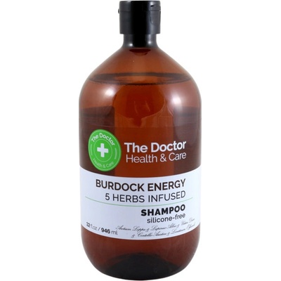 The Doctor Burdock Energy + 5 Herbs Infused Shampoo s obsahom výťažku z lopúcha a 5 bylín 946 ml