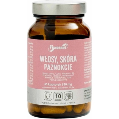 Panaseus Vlasy Koža Nechty 530 mg 50 kapsúl