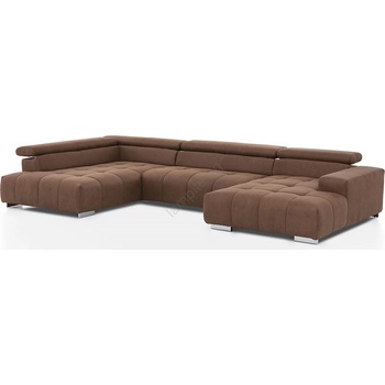 COTTA Ъглов диван tropea u, ляв, кафяв (ct0051)