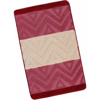 BellaTEX Килимче за баня 60x100cm шеврон бордо Bellatex Bellatex | Cherven | Home | UNI