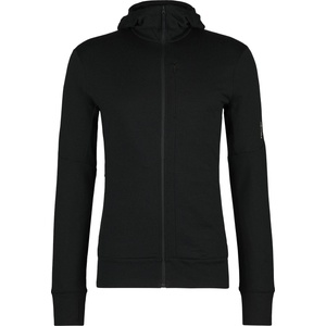 Icebreaker Мъжко вълнено яке Icebreaker Merino 260 Quantum IV L/S Zip Hoodie Merino hoodie - Black II - размер XL (005-5223-0514)