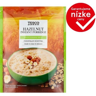Tesco Instantná ovsená kaša s lieskovými orieškami 65 g