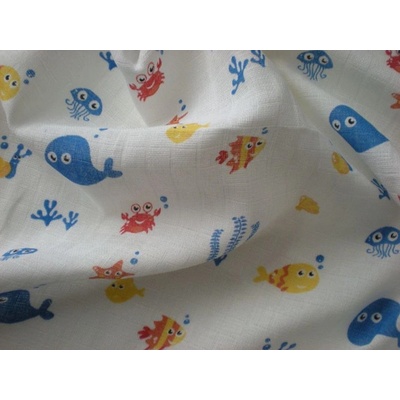 Prem Látková plena s potiskem Moře Bavlna 70 x 70 – Zbozi.Blesk.cz