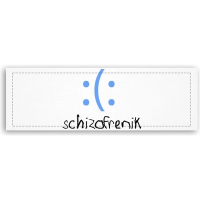 Fotoobraz 150x55 cm panorama Schizofrenik