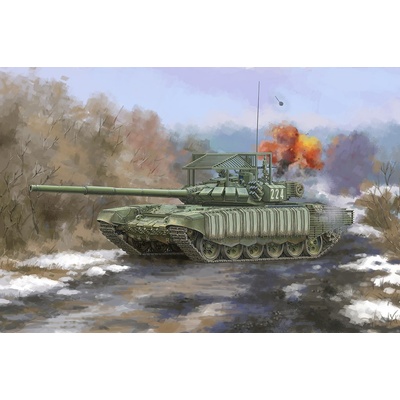 Trumpeter Russian T-72B3 with 4S24 Soft Case ERA & Grating Armour 1:35