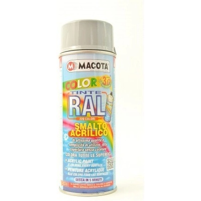 MACOTA Farba akrylová 400ml strieborná