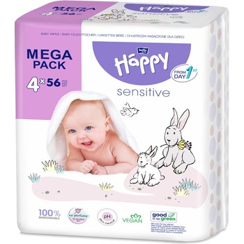 Bella Baby Classic Sensitive vlhčené ubrousky 4 x 56 ks