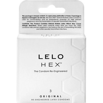LELO Hex Original - класически презервативи (3 бр. )