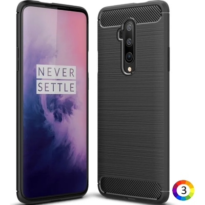 OnePlus 7T Pro Удароустойчив Carbon Fiber Калъф и Протектор