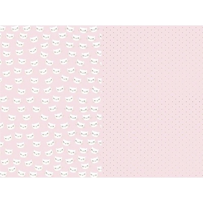 PartyDeco Balící papír kočky 200 x 70 cm 2 ks